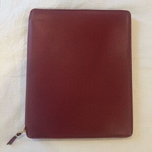 Comme des Garçons leather folio wallet